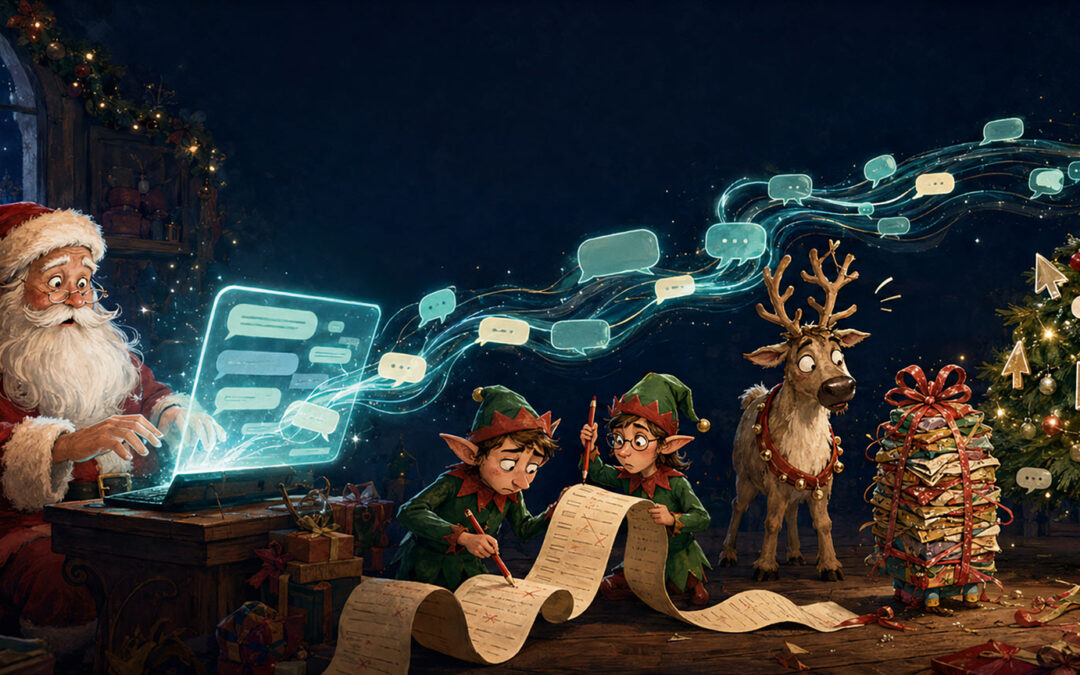 Das Weihnachts&shy;geschäft beginnt im Chat